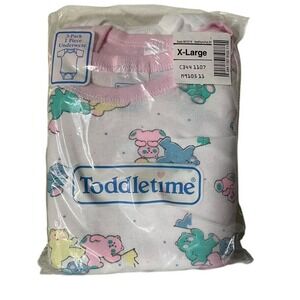 Vintage JC Penny's Toddletime‎ 3-Pack/1 Piece Underwear Size XLarge Baby Clothes